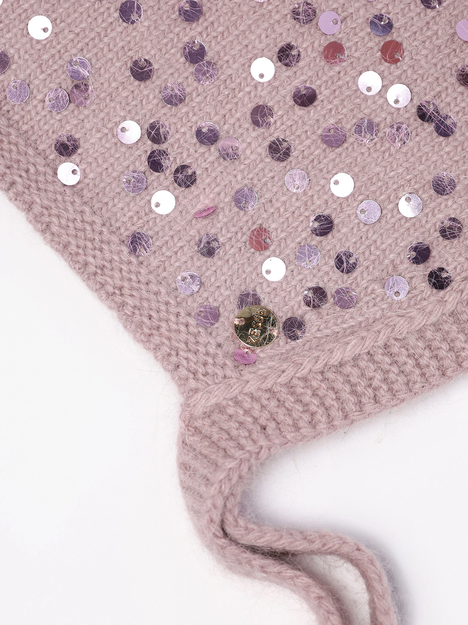 Шапка-капор с пайетками в ассортименте